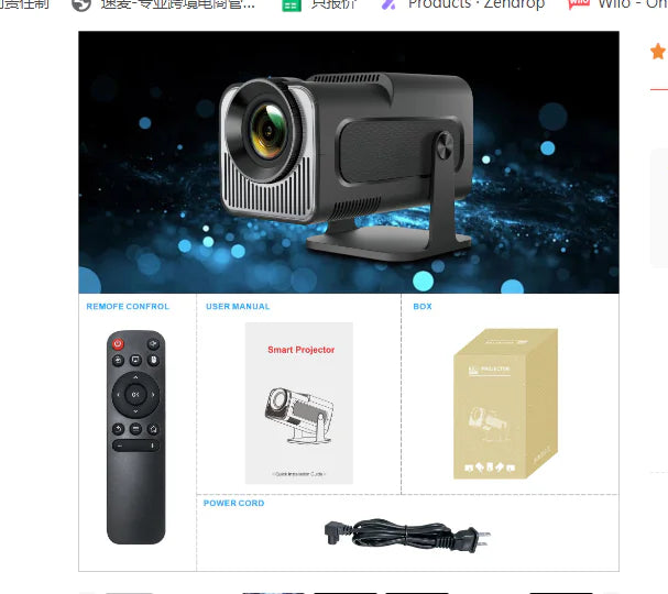 Magcubic HY320 1080P Android Portable Projector (One)